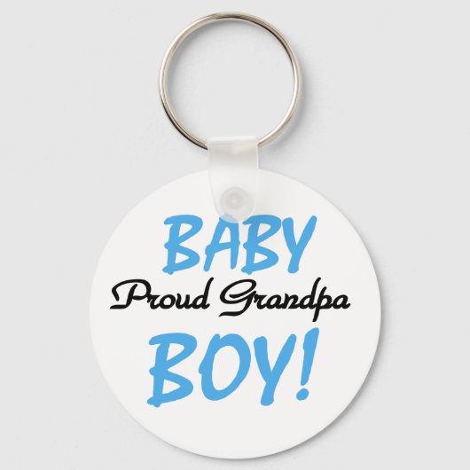 Proud Grandpa Baby Boy Tshirts and Gifts Sleutelhanger (Voorkant)