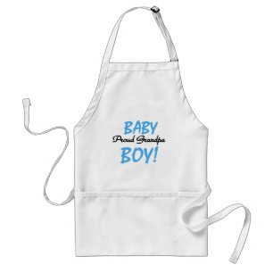 Proud Grandpa Baby Boy Tshirts and Gifts Standaard Schort