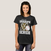 Proud Grandpa Of A 2026 Senior Baseball Graduation T-shirt (Voorkant volledig)