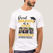 Proud Grandpa of the Graduate Photo collage T-shirt (Voorkant)