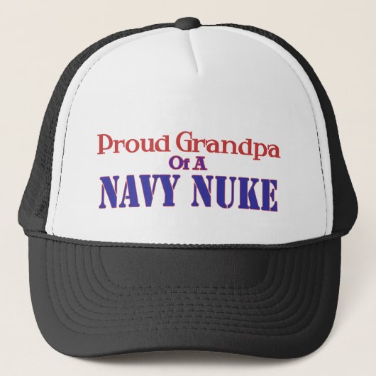 Proud Grandpa van een Navy Nuke Trucker Pet (Voorkant)