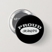 Proud Grandpa (wit) Ronde Button 5,7 Cm (Voorkant /achterkant)