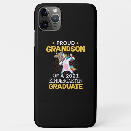 Proud Grandson 2021 Kindergarten Afstuderen Unicom Case-Mate iPhone Case (Achterkant)