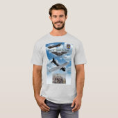Proud Grandson of A World War II Glider Pilot  T-shirt (Voorkant volledig)