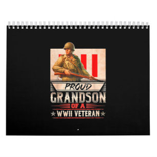 Proud Grandson of a Wwii Veteran Kalender