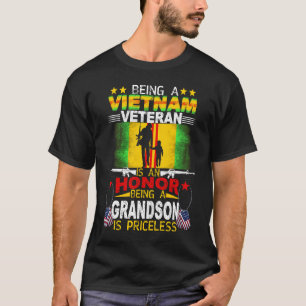Proud Grandson Vietnam Veteran Militaty T-shirt