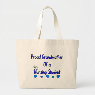 Proud Granmoeder verpleegster Grote Tote Bag