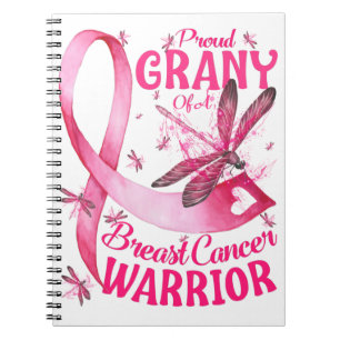 Proud Granny of a Breast Cancer Warrior Awareness Notitieboek