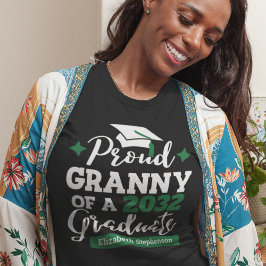 Proud Granny van 2023 afstuderen zwarte groene tas T-shirt