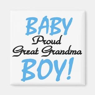 Proud Great Grandma Baby Boy Tshirts and Gifts Magneet