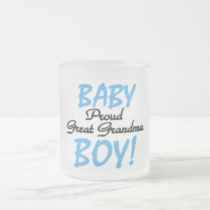 Proud Great Grandma Baby Boy Tshirts and Gifts Matglas Koffiemok