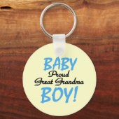 Proud Great Grandma Baby Boy Tshirts and Gifts Sleutelhanger (Voorkant)