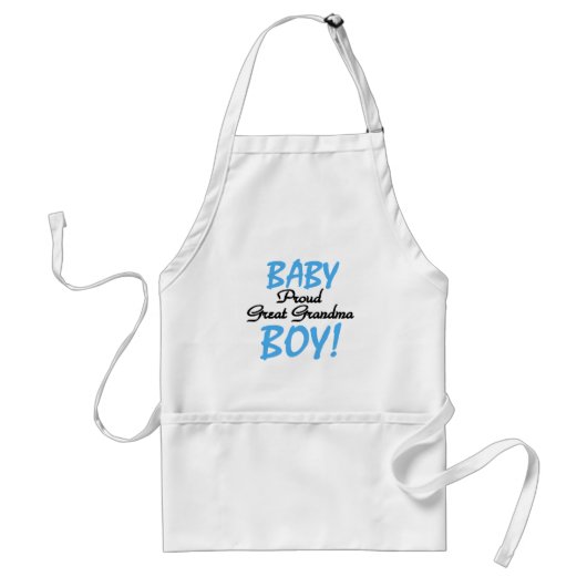 Proud Great Grandma Baby Boy Tshirts and Gifts Standaard Schort (Voorkant)