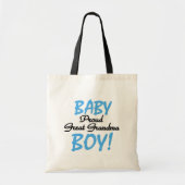 Proud Great Grandma Baby Boy Tshirts and Gifts Tote Bag (Voorkant)
