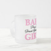 Proud Great Grandma Baby Girl-overhemden en -cadea Matglas Koffiemok (Voorkant links)
