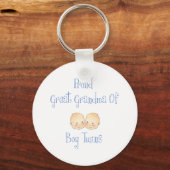 Proud Great Grandma of Boy Twins Sleutelhanger (Voorkant)