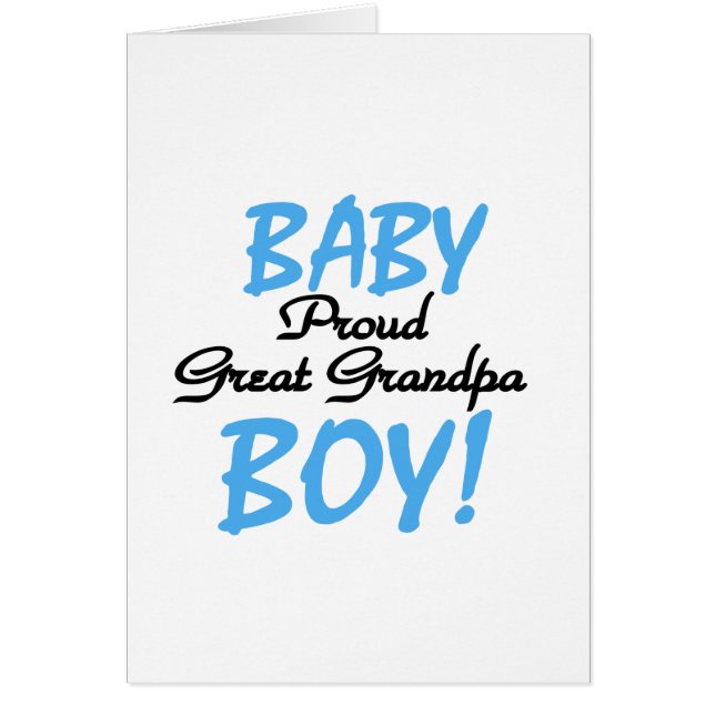 Proud Great Grandpa of Boy Tshirts and Gifts (Voorkant)