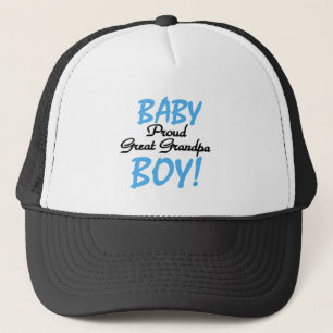 Proud Great Grandpa of Boy Tshirts and Gifts Trucker Pet