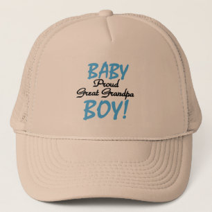 Proud Great Grandpa of Boy Tshirts and Gifts Trucker Pet