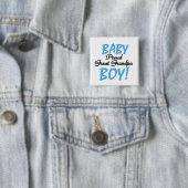 Proud Great Grandpa of Boy Tshirts and Gifts Vierkante Button 5,1 Cm (In situ)