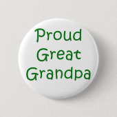 Proud Great Grandpa Ronde Button 5,7 Cm (Voorkant)