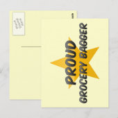 Proud Grocery Bagger Briefkaart (Voorkant / Achterkant)