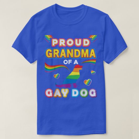 Proud grootmoeder van een homoseksuele homo-homo-h t-shirt (Design voorkant)