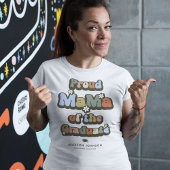 Proud Groovy Mama van de Afstuderen T-shirt