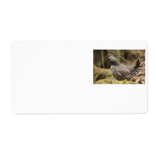 Proud Grouse Etiket (Voorkant)