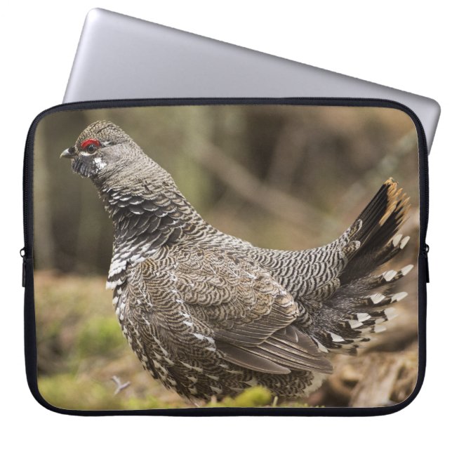 Proud Grouse Laptop Sleeve (Voorkant)