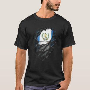 Proud Guatemalaanse rots Heritage Torn Ripped Guat T-shirt