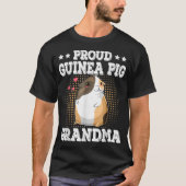 Proud Guinea Pig Grandma Funny Guinee Pig Mothers T-shirt (Voorkant)