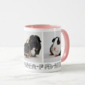 Proud Guinea Pig mam Foto Collage Aangepast Mok (Voorkant rechts)