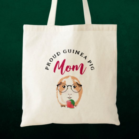 Proud Guinee Pig Mama Tote Bag