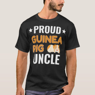 Proud Guinee Pig oom Pet Eigenaar Mannen T-shirt