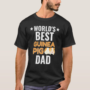 Proud Guinee Pig Papa Pet Owner Fathers Dag Mannen T-shirt