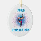 Proud Gymnast Mam Keramisch Ornament (Rechts)