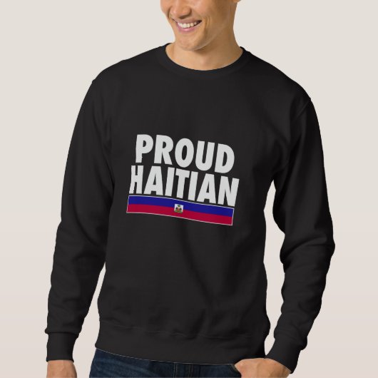 Proud Haïtiaanse vlag Trui (Voorkant)
