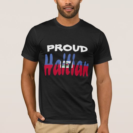 Proud Haitian T-shirt (Voorkant)