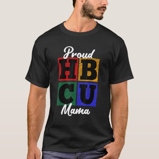 Proud HBCU Mam T-shirt (Voorkant)