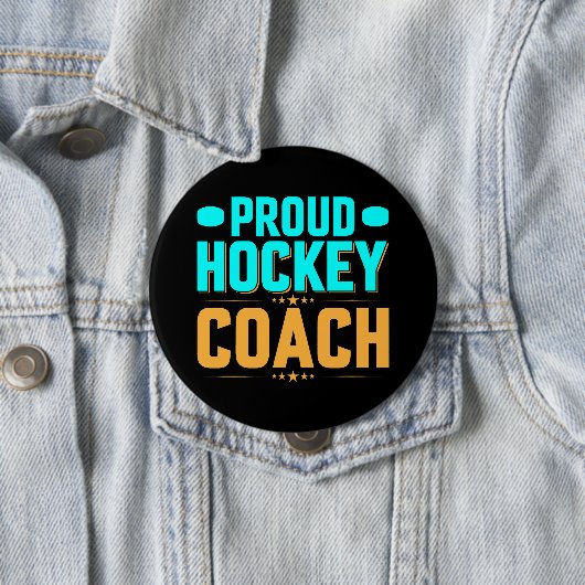 Proud Hockey Coach Ronde Button 4,0 Cm (In situ)