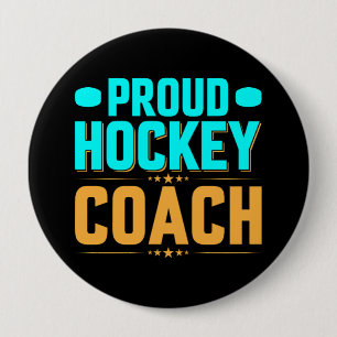 Proud Hockey Coach Ronde Button 4,0 Cm