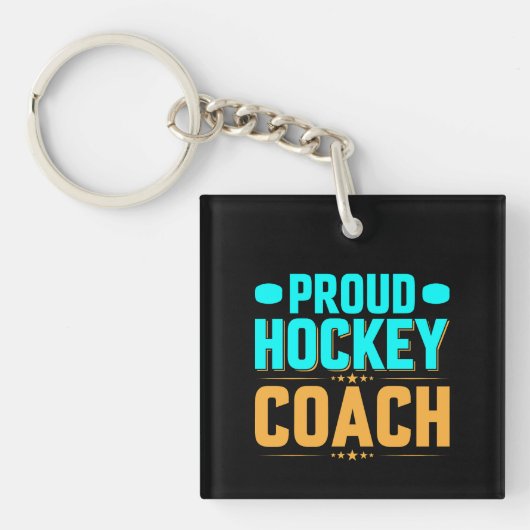 Proud Hockey Coach Sleutelhanger (Voorkant)