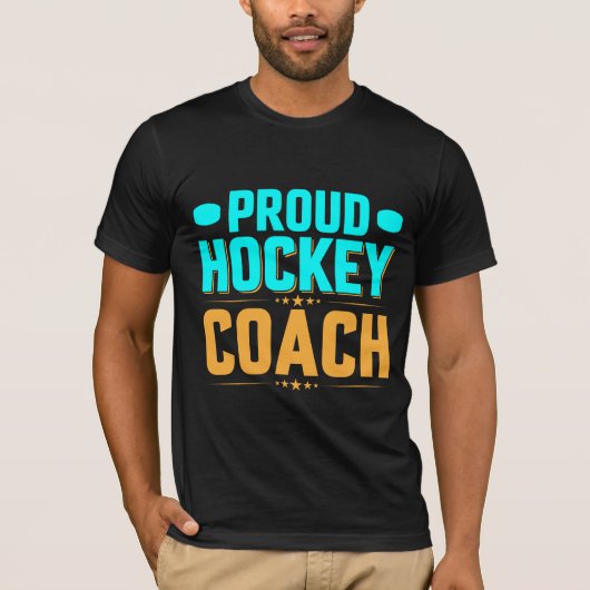 Proud Hockey Coach T-shirt (Voorkant)