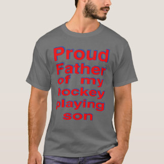 Proud hockey dad t-shirt