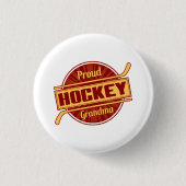 Proud Hockey Grandma Button (Voorkant)