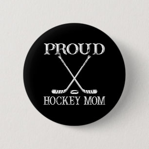 Proud Hockey mama Ronde Button 5,7 Cm