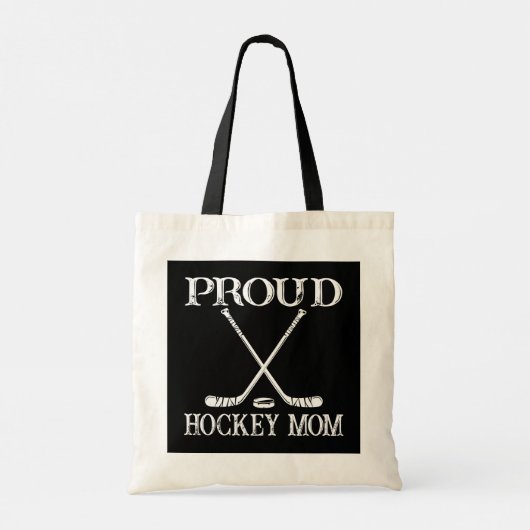 Proud Hockey mama Tote Bag (Achterkant)