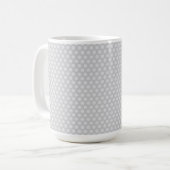 Proud Homeschool Papa Gray Polka dots Koffiemok (Voorkant links)