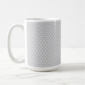 Proud Homeschool Papa Gray Polka dots Koffiemok (Links)